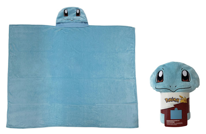 Db-line Coperta in Pile con Cappuccio Pokemon Squirtle Apor0236